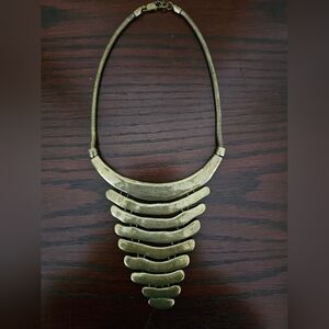 Elegant Gold Colored Necklace